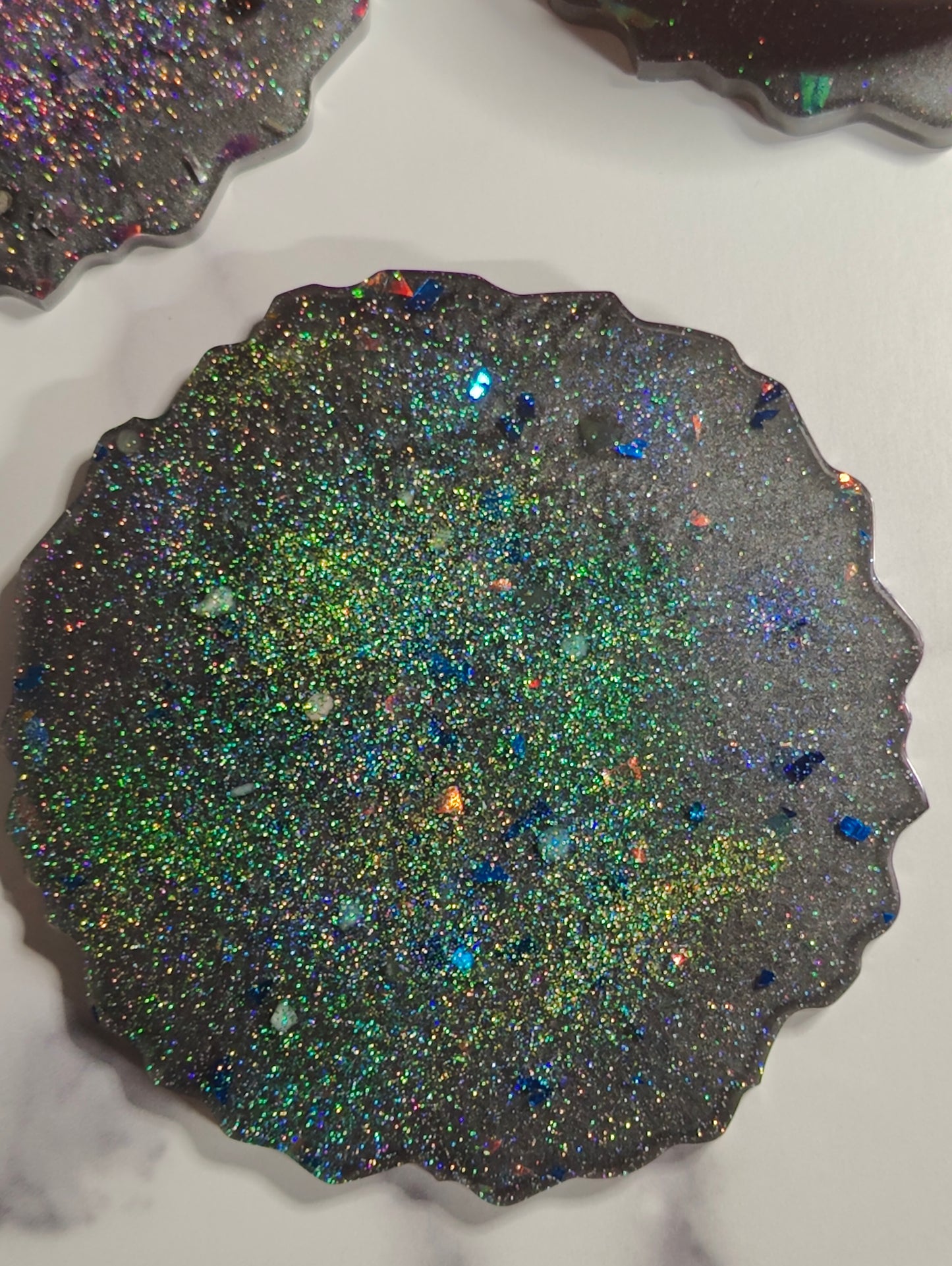 Nebula Candle Coasters