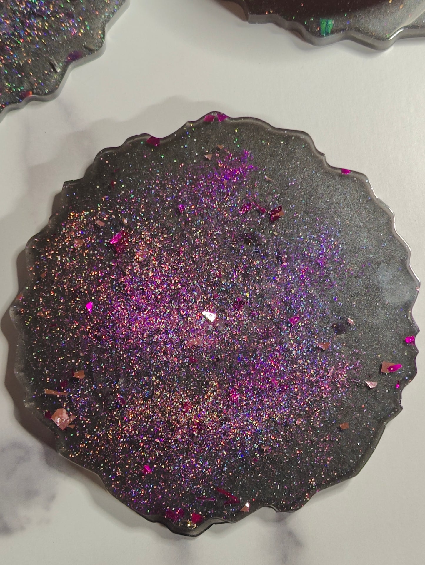Nebula Candle Coasters