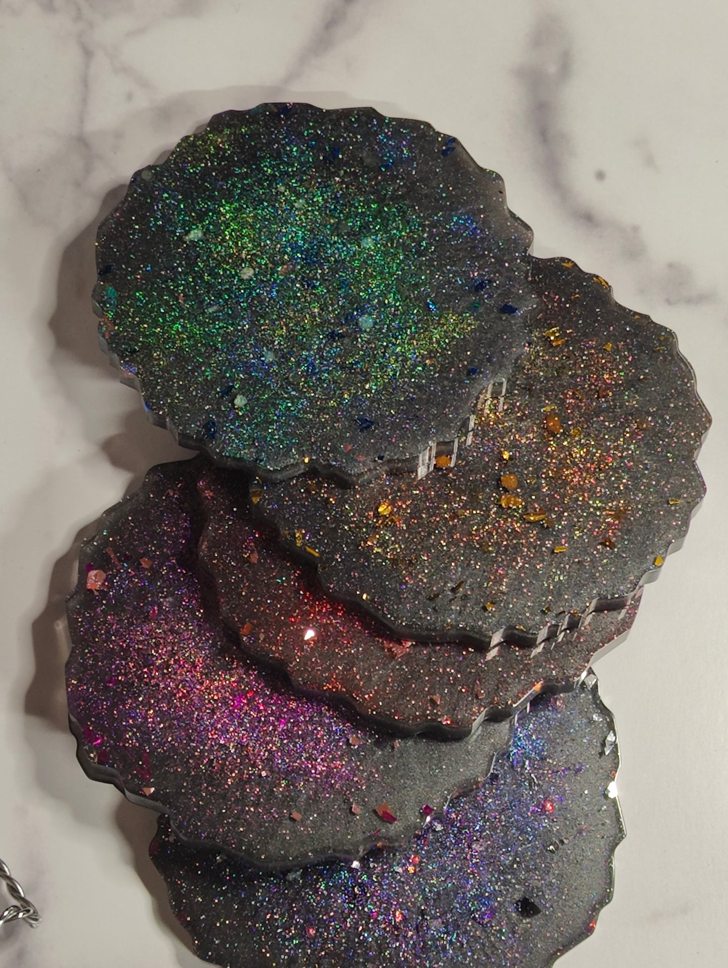 Nebula Candle Coasters